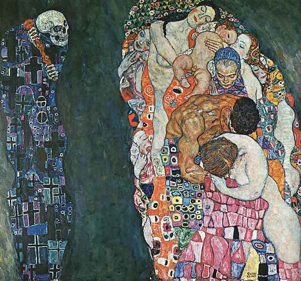 Death and Life 1911 Oil Painting by Gustav Klimt