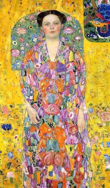 Portrait of Eugenia (Mada) Primavesi Oil Painting by Gustav Klimt