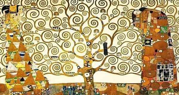 The Tree of Life Oil Painting by Gustav Klimt