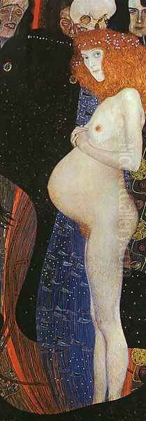 Hope I 1903 Oil Painting by Gustav Klimt