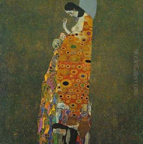 Hope II Oil Painting by Gustav Klimt