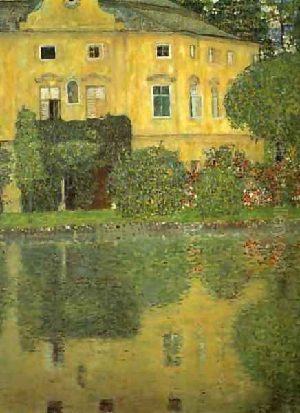 Schlob Kammer On The Attersee Oil Painting by Gustav Klimt