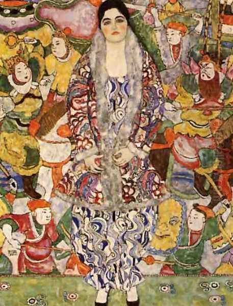 Portrait Of Friederike Maria Beer Oil Painting by Gustav Klimt