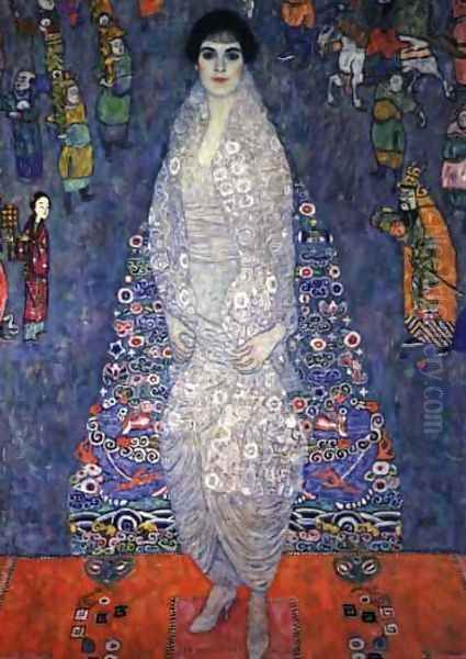 Portrait Of Baroness Elisabeth Bacchofen Echt Oil Painting by Gustav Klimt