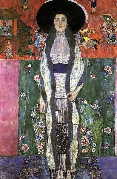 Portrait Of Adele Bloch Bauer II Oil Painting by Gustav Klimt