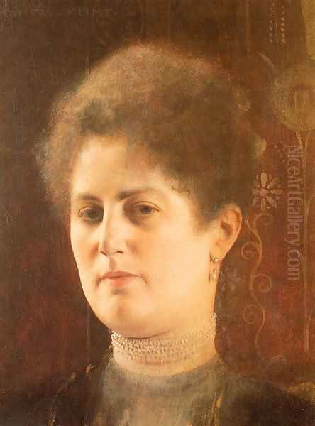 Portrait of a Lady Oil Painting by Gustav Klimt