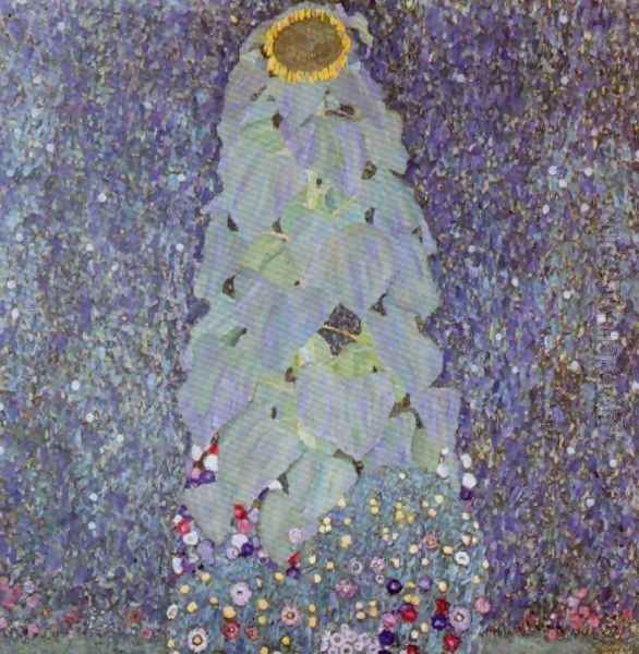 The Sunflower 1906-07 Oil Painting by Gustav Klimt