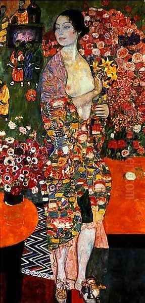 Die Tanzerin (The Dancer) 1916-18 Oil Painting by Gustav Klimt