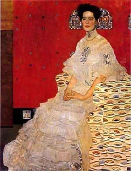 Bildnis Frieza Riedler 1906 Oil Painting by Gustav Klimt