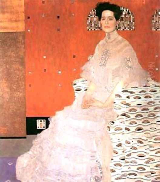 Portait of Frieda Reidel 1906 Oil Painting by Gustav Klimt