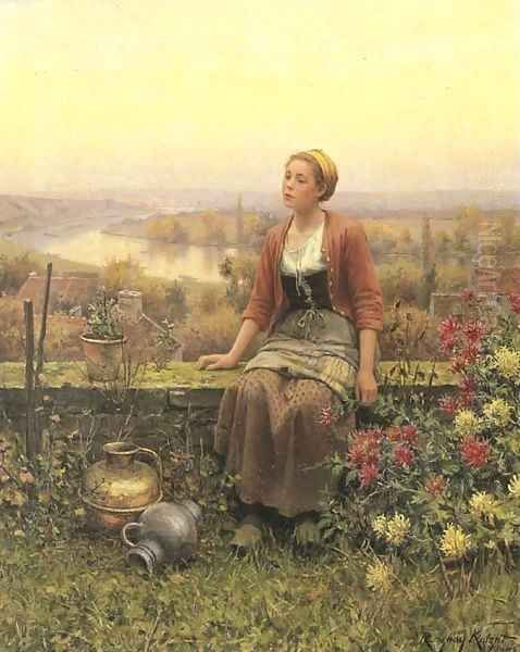 Marie Oil Painting by Daniel Ridgway Knight