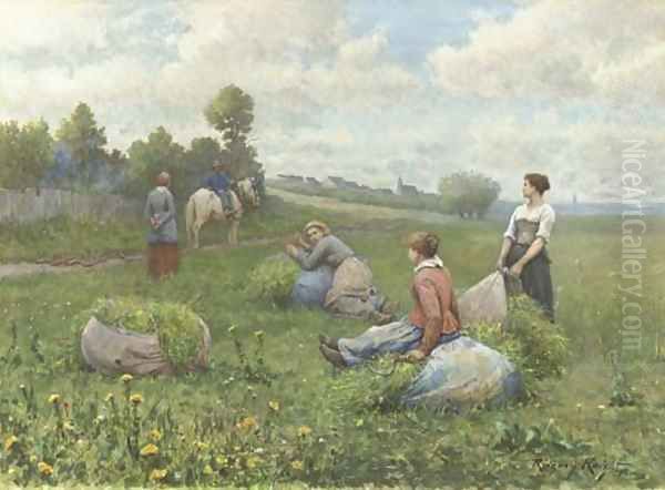 The Harvest by Daniel Ridgway Knight