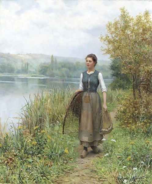 Returning Home Oil Painting by Daniel Ridgway Knight