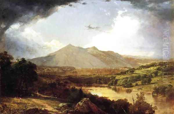 Lakes of Killarney Oil Painting by John Frederick Kensett