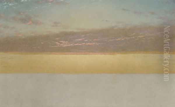 Sunset Sky Oil Painting by John Frederick Kensett