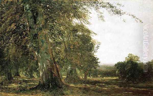 Windsow Woods Oil Painting by John Frederick Kensett