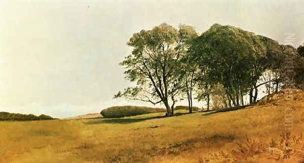 Landscape with Figure Oil Painting by John Frederick Kensett