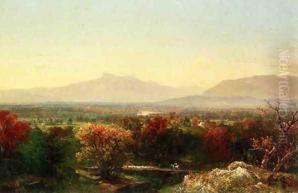 October Day in the White Mountains Oil Painting by John Frederick Kensett