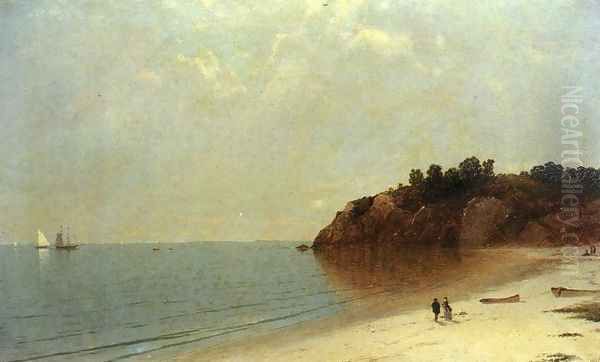 On the Coast Oil Painting by John Frederick Kensett