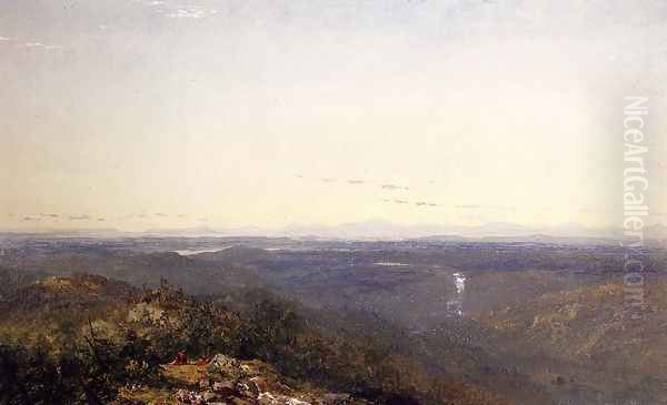 The Catskills Oil Painting by John Frederick Kensett