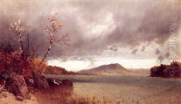 Lake George II Oil Painting by John Frederick Kensett