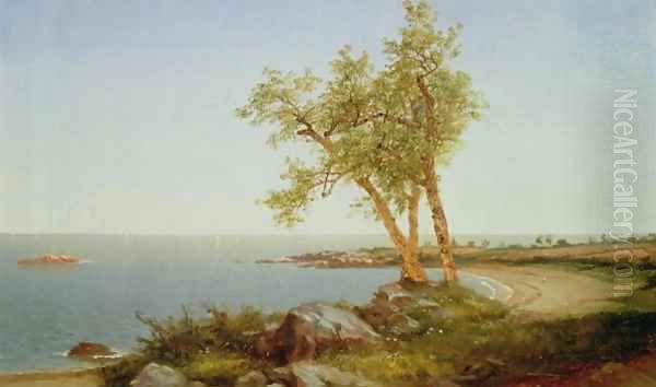 Rhode Island Coast New England Oil Painting by John Frederick Kensett