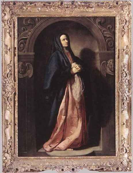 Virgin Mary 1630 Oil Painting by Thomas De Keyser