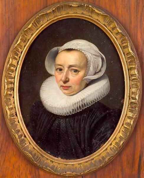 Portrait of a Woman Oil Painting by Thomas De Keyser