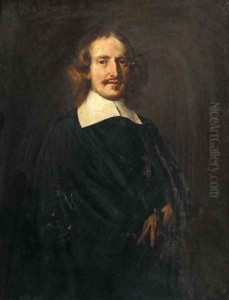 Portrait of a gentleman Oil Painting by Thomas De Keyser