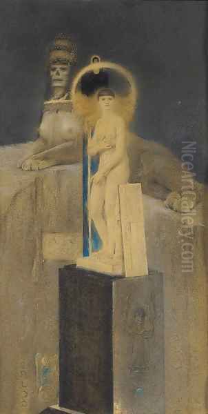 Le vice supreme Oil Painting by Fernand Khnopff