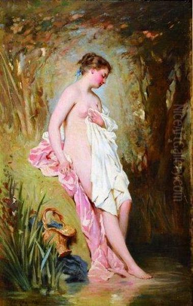 Reverie Oil Painting by Charles Josua Chaplin