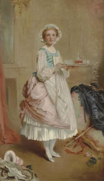 After The Ball Oil Painting by Charles Josua Chaplin