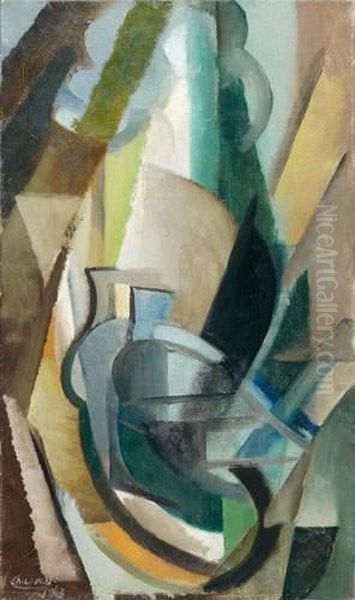 Composition Oil Painting by Youla, Jules Chapoval