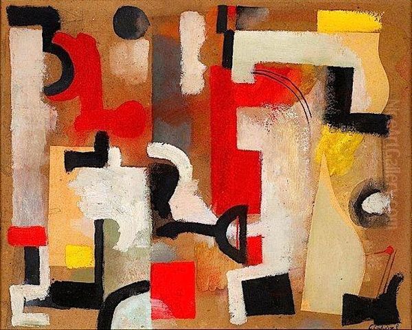 Composition Oil Painting by Youla, Jules Chapoval