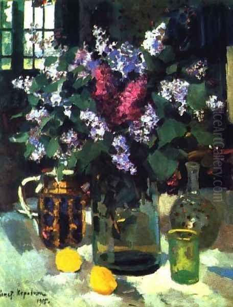 Lilac, 1915 Oil Painting by Konstantin Alexeievitch Korovin