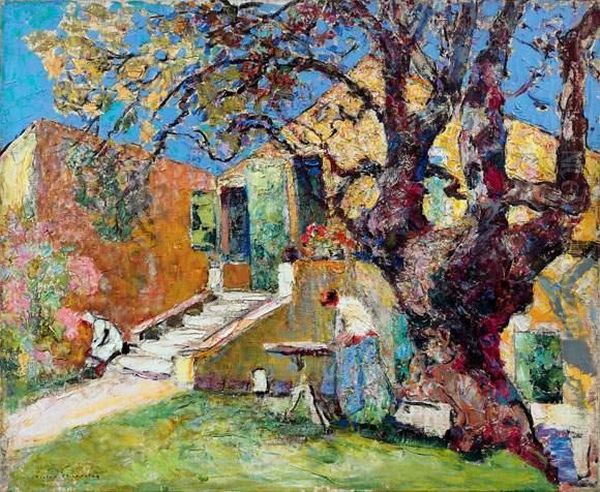 La Maison Espagnole Oil Painting by Victor Charreton