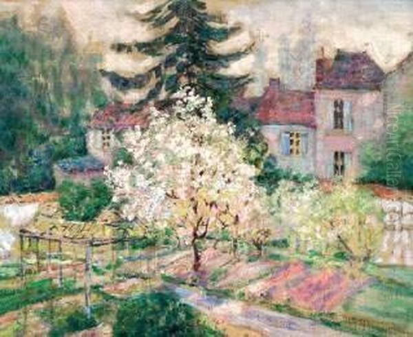 Le Jardin. Oil Painting by Victor Charreton