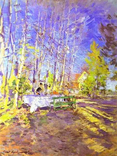 Spring, 1917 Oil Painting by Konstantin Alexeievitch Korovin