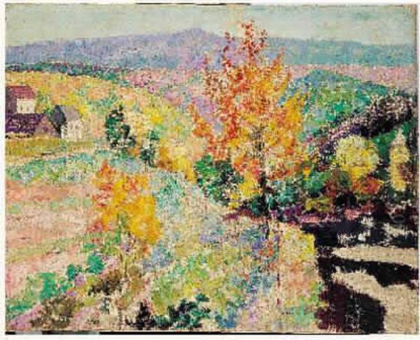 Paysage D'automne Oil Painting by Victor Charreton