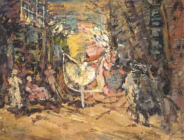 Stage Design for Don Quixote Oil Painting by Konstantin Alexeievitch Korovin