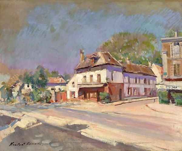 South of France Oil Painting by Konstantin Alexeievitch Korovin