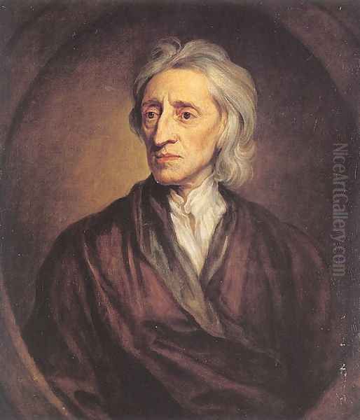 Portrait of John Locke 1697 Oil Painting by Sir Godfrey Kneller