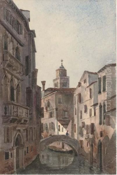 An Arch At Murano Oil Painting by Harriet Cheney