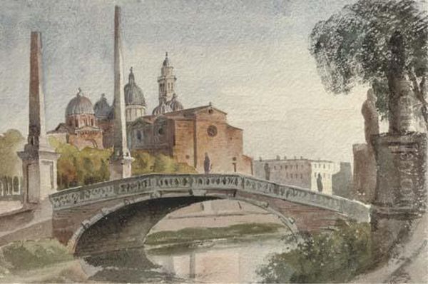 The Ponte Giustino Oil Painting by Harriet Cheney