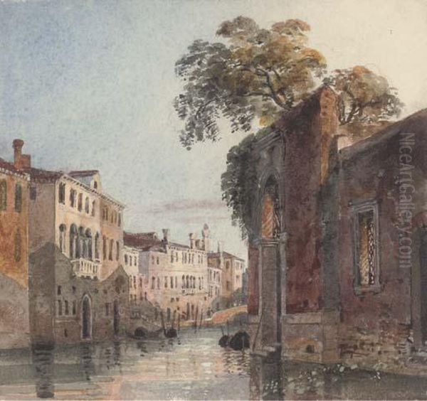 Near Campo Dei Mori Oil Painting by Harriet Cheney