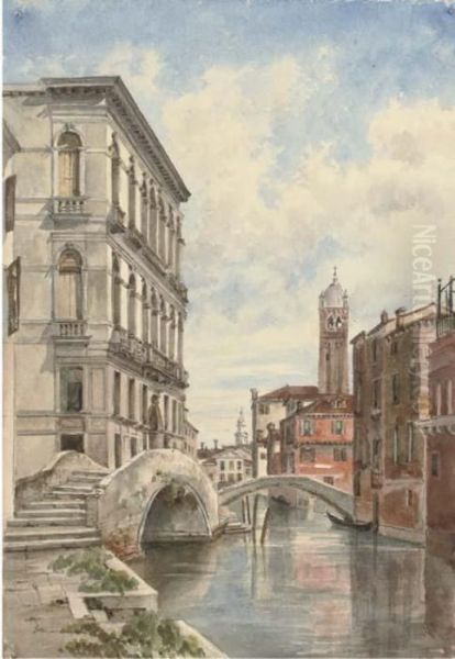 The Palazzo Diedo Oil Painting by Harriet Cheney