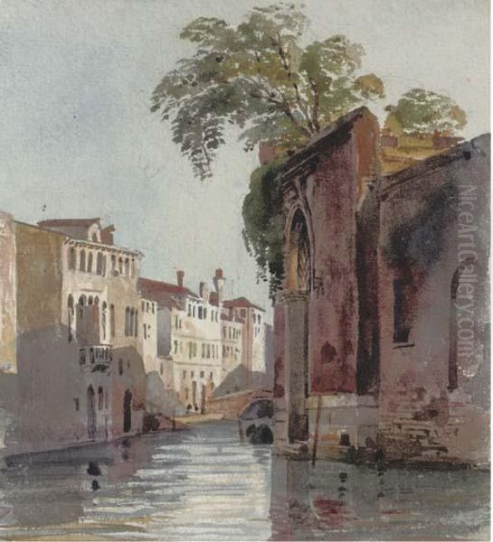 Near Campo Dei Mori Oil Painting by Harriet Cheney