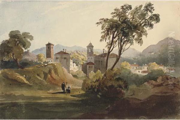 View Of Paullo Oil Painting by Harriet Cheney