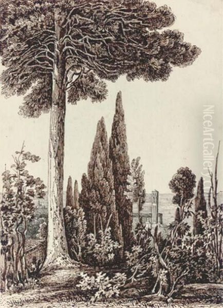 Twenty-seven Drawings Of Italian Oil Painting by Harriet Cheney