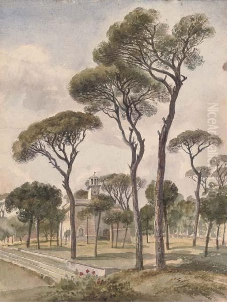 The Villa Borghese Oil Painting by Harriet Cheney